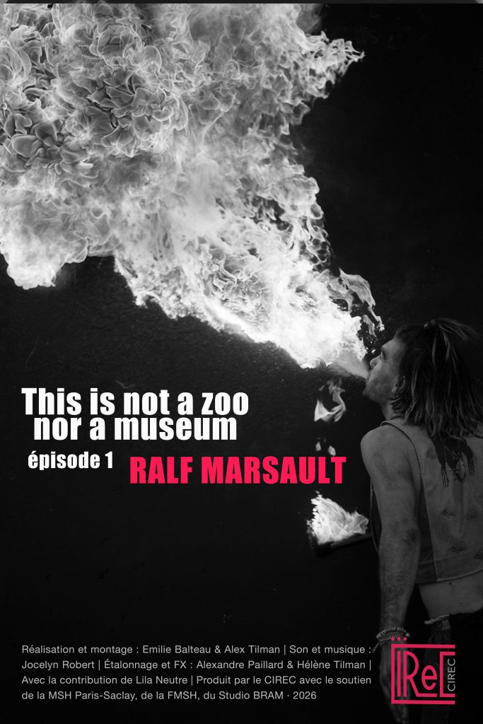 Affiche du film This is not a zoo nor a museum. Ralf Marsault