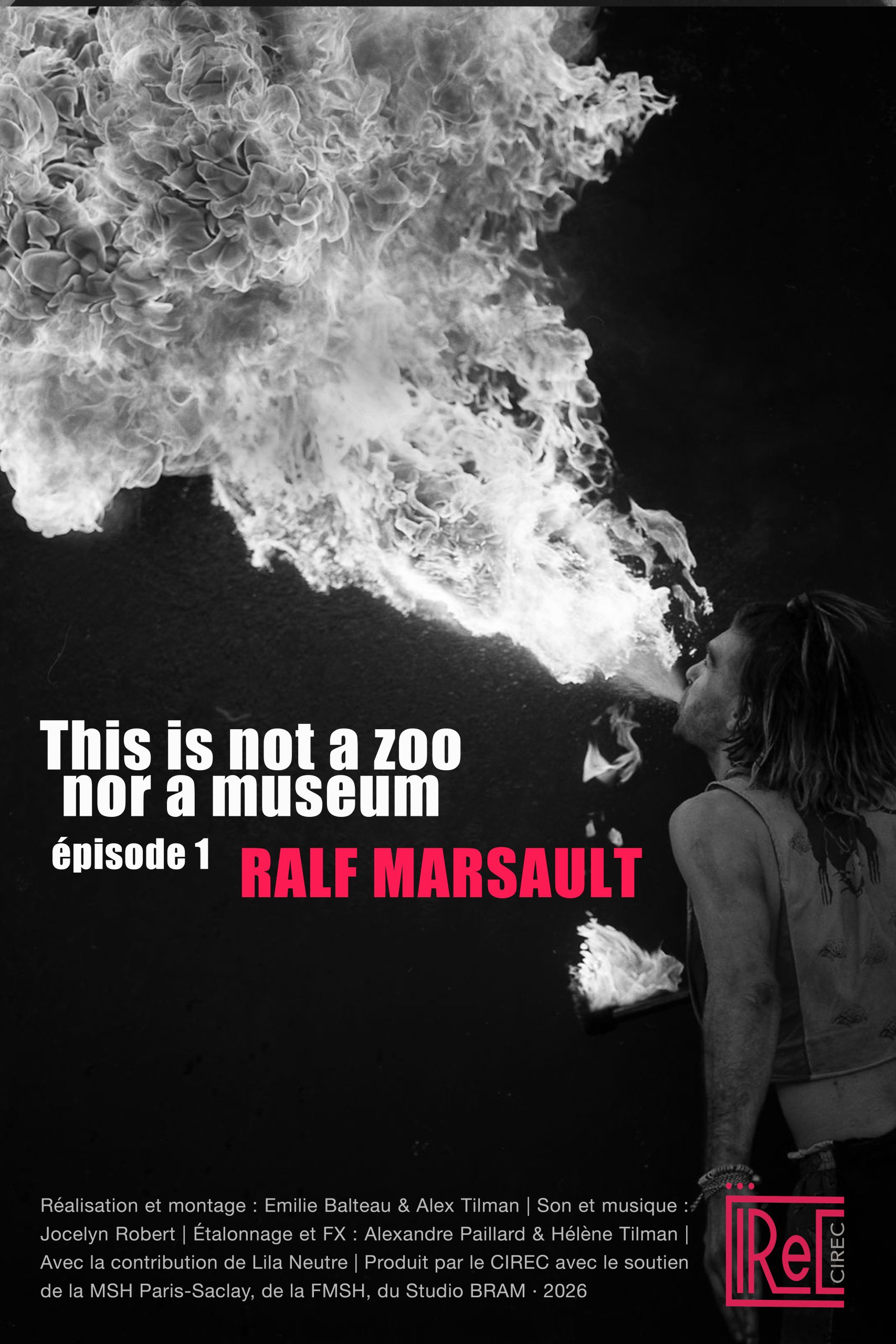Affiche du film This is not a zoo nor a museum. Ralf Marsault