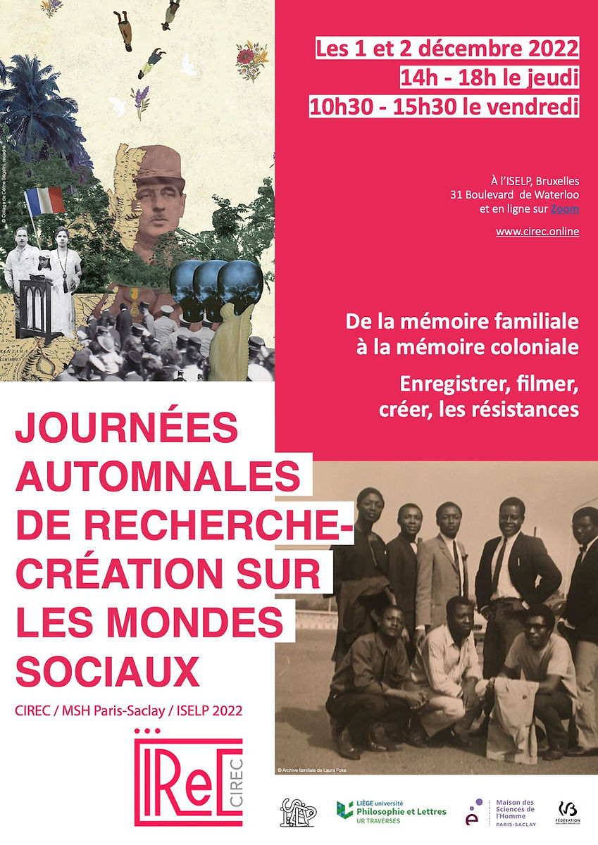 Affiche des Journées automnales du CIREC 2022 — édition 2
