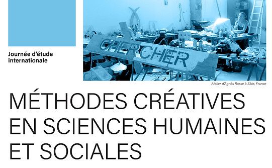 Affiche de la journée d’étude Les méthodes créatives en sciences humaines et sociales, 5 et 6 octobre 2023, CELAT-UQAM